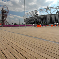 John Brash CitiDeck non slip decking provides superior performance for Olympic Park walkways