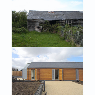 Contemporary Barn gets Natural Look with Glendyne from Cembrit