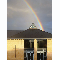 Moorland fibre cement slates from Cembrit used for Wollaston Baptist Church