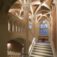 Award-winning LED handrail specified at historic Divinity School, St John’s College, Cambridge