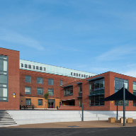 Ancon's stainless steel brick support angle specified for a Blackpool college