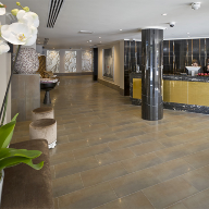 Ceramic tiles and slabs for Radisson Hotel, London