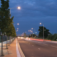 Monaro luminaires from DW Windsor used to upgrade the lighting in Victoria Way, Ashford
