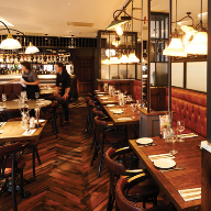 The Solid Wood Flooring Co provided parquet block flooring for Le Bistrot Pierre