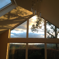 Electric Duette Blinds selected for Gabled Extension Project