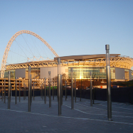 Locker cable mesh cladding for Wembley Stadium
