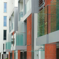 Rainscreen cladding for residential housing in London