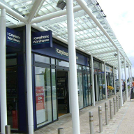 Covered walkway for Cardiff Retail Park