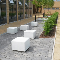 Street furniture for Leicester Uni