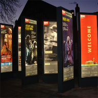 Poster cases for Royal Shakespeare Company
