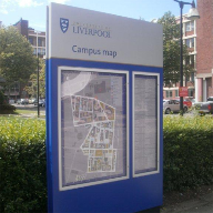 Poster cases for University of Liverpool