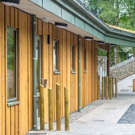 ThermoWood® cladding for Tower Wood educational centre