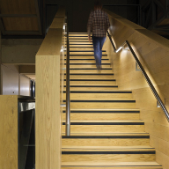 Garda LED illuminated handrails for Manchester University
