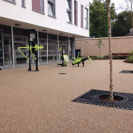 Surfacing for Garden Zone at Nottingham City Hospital