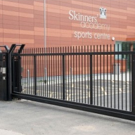 Cantilevered Sliding Gates for Skinners' Academy