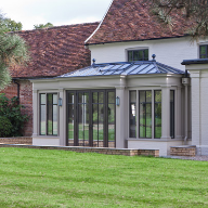 Bronze Casements & Doors for conservatory extension