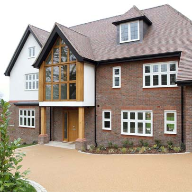Decorative leaded light windows for Surrey new-build