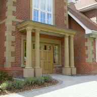 High-quality cast stone porticos add style & value