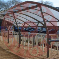 Cambridge shelter from AUTOPA for cycle storage
