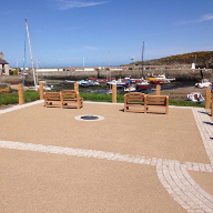 RonaDeck Resin Bonded Surfacing chosen for Cemaes Bay