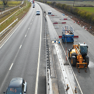 ACO combined kerb drainage system for widening of A453