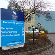 Signs Now install wide ranging signage for Weston College