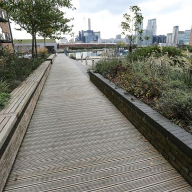 Gripsure supplies boardwalk jetty for Canary Wharf