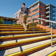 Gradus TEX stair edgings at Mid Kent College