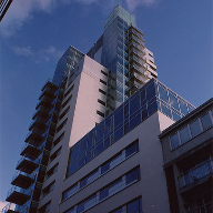 Element façade for Tabard Square, London