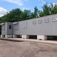 AV Danzer modular building for recycling depot