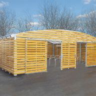 Bespoke cycle shelter for Kingswell Business Park
