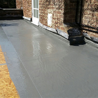 Westwood Wecryl waterproofing system for terrace refurbishment