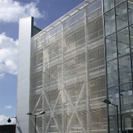 Architectural mesh for car park