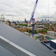 Single ply roofing membranes at Park Plaza Riverbank