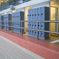 Wet area lockers for external and internal use
