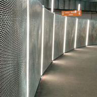 Architectural mesh for Midtown Cycle Vault