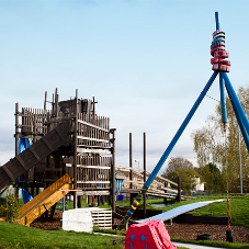 Adventure playground protected with Sadolin