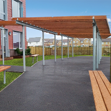 External canopies for Thistle Hill Primary School