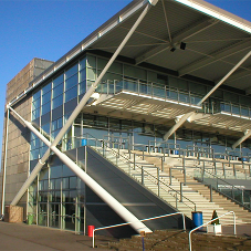 Architectural mesh for Newbury Racecourse