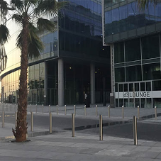 Security bollards for Dubai Design District