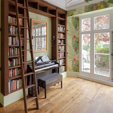 Solid oak flooring for Notting Hill residence