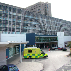 Lead-lined boards at Royal Liverpool University Hospital