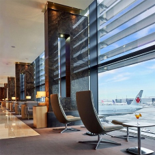 Marble cladding for award winning Air Canada lounge