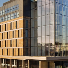 Architectural aluminium glazing systems for Crowne Plaza