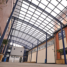 Broxap canopy for Wembley Technology College