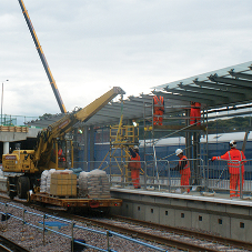 Precast modular platform unit for Crossrail scheme