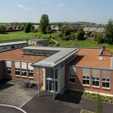 Blackdown extensive green roof for Hetton Lyons Primary