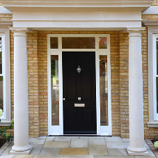 Be safe & secure behind a modern entrance door