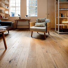 Oak floorboards create stunning look for store