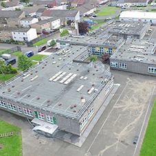 Counterweight System used for school roof refurb